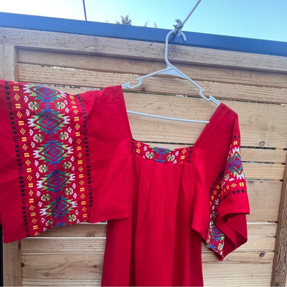 Vintage 1970s Hand Made Guatemala Dress - Picture 3 of 13